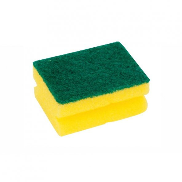 Rulopak Bulaşık Süngeri Oluklu Tekli Yeşil