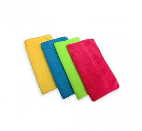 Rulopak Mikrofiber Genel Temizlik Bezi 40x40 (Kırmızı) - Resim 2