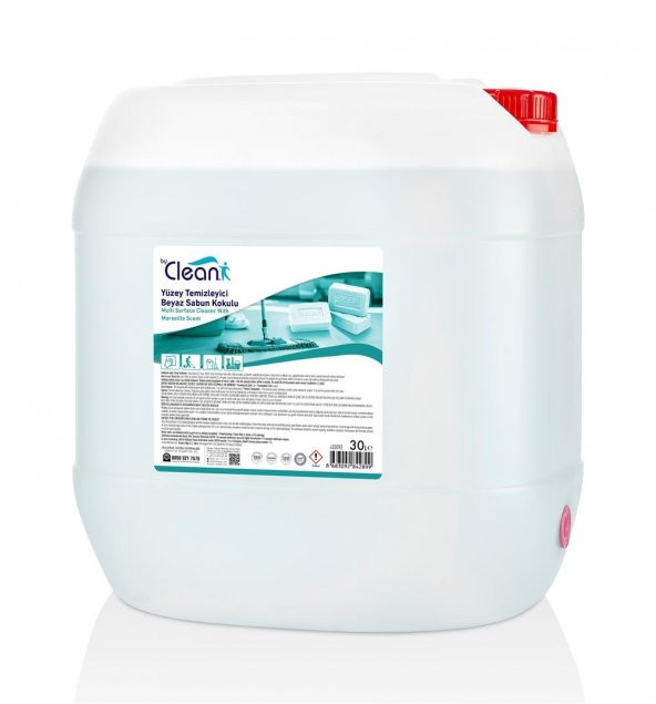 Rulopak By Clean Yüzey Temizleyici Beyaz Sabun Kokulu 30 Kg