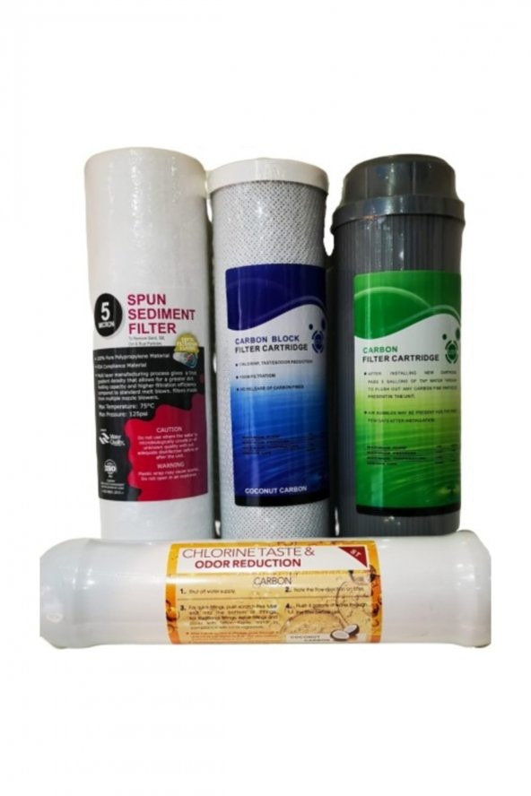 Su Arıtma Cihazı 4lü Filtre Set ürün görseli 1