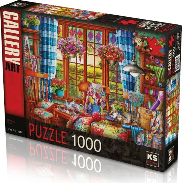 Ks Games 1000 Parça Puzzle Stitching Room