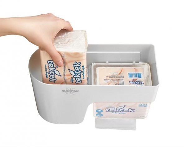 Rulopak Multitask Tuvalet Kağıdı Dispenseri Beyaz - 7
