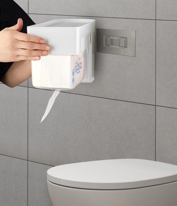 Rulopak Multitask Tuvalet Kağıdı Dispenseri Beyaz - 9
