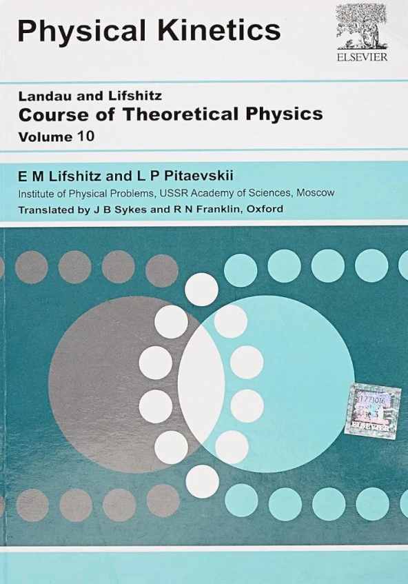 Physical Kinetics. Volume 10 Course of Theoretical Physics vol 10 (1981) (Course of Theoretical Physics vol 10) Landau, Lifshitz