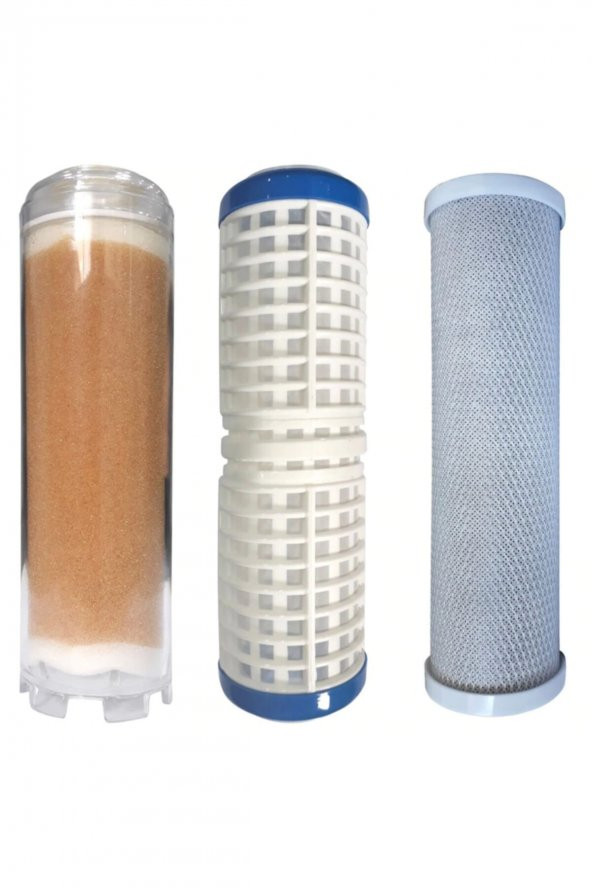 3 Aşamalı 3 Filtreli Daire Girişi Yedek Filtre Seti ürün görseli 1