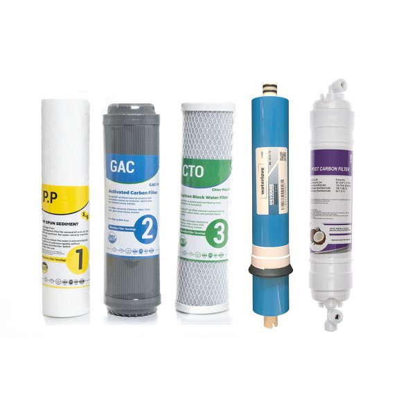 Su Arıtma Filtresi Seti 5 li Membran Filtre Seti ürün görseli 1