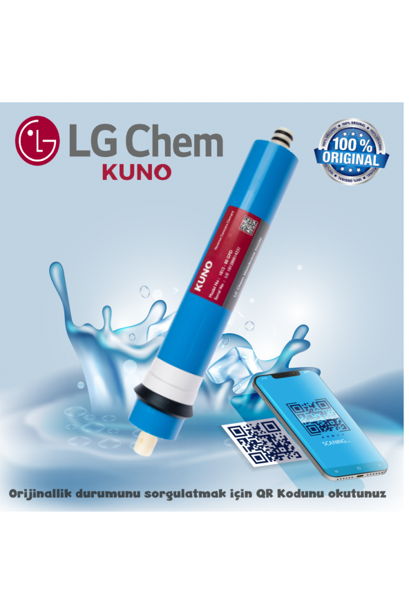 Su Arıtma Cihazı Membran Filtre 80 Gpd Lg Chem