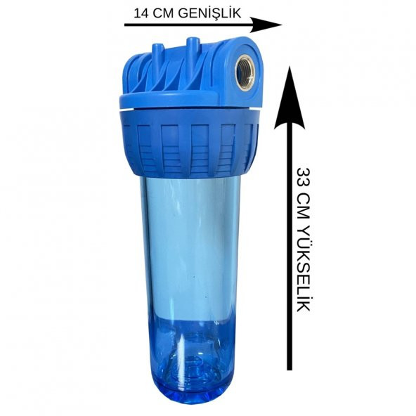 Bina Giriş Tekli Filtre Kabı 1  Blu 125-10 - Resim 3