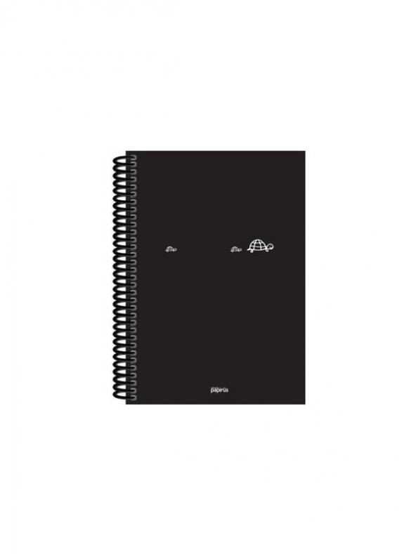 Orta Boy kareli Sert Kapaklı Desenli Kraft Defter 17 x 23 cm 100 yp - 3