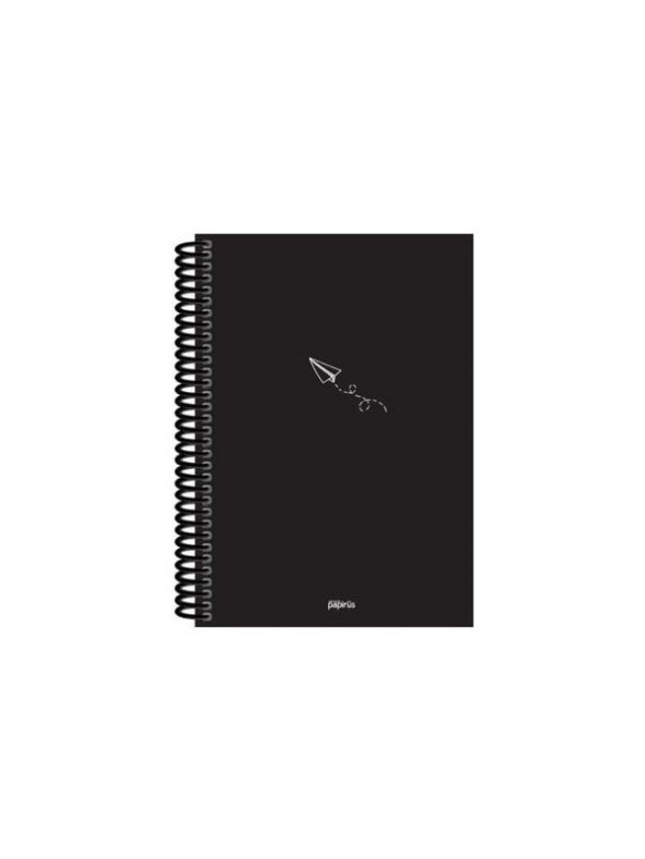 Orta Boy kareli Sert Kapaklı Desenli Kraft Defter 17 x 23 cm 100 yp - 4