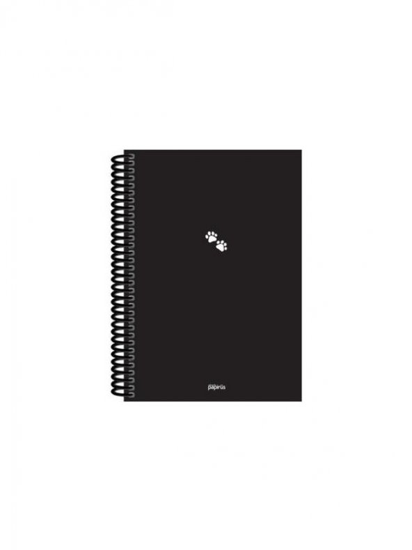 Orta Boy kareli Sert Kapaklı Desenli Kraft Defter 17 x 23 cm 100 yp - 5