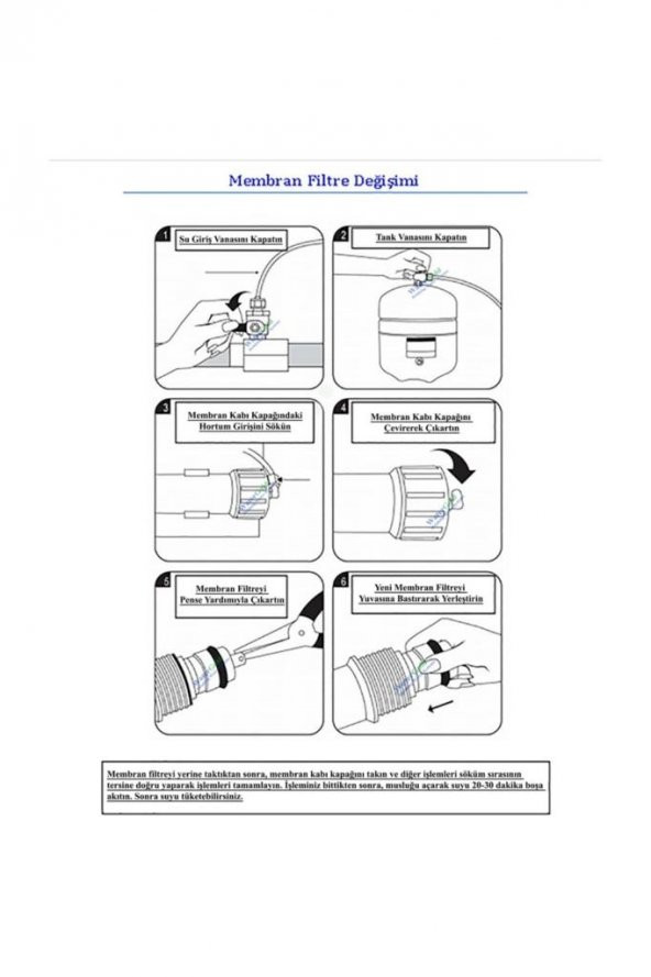 Su Arıtma Cihazı Membran Filtre 75 Gpd Vontron - Resim 3