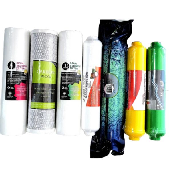 Lotto Filters Su Arıtma Filtre Seti 7 Li Çift Spun,platınum,mineral,alkali - 1