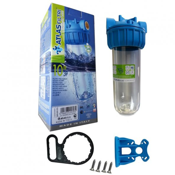 Lotto Filters Atlas Daire Girişi 10 Housing ve Yıkanabilir Filtre (50 Micron) - Resim 5