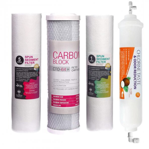 Lotto Filters Su Arıtma Cihazı Yedek Filtre seti ürün görseli 1