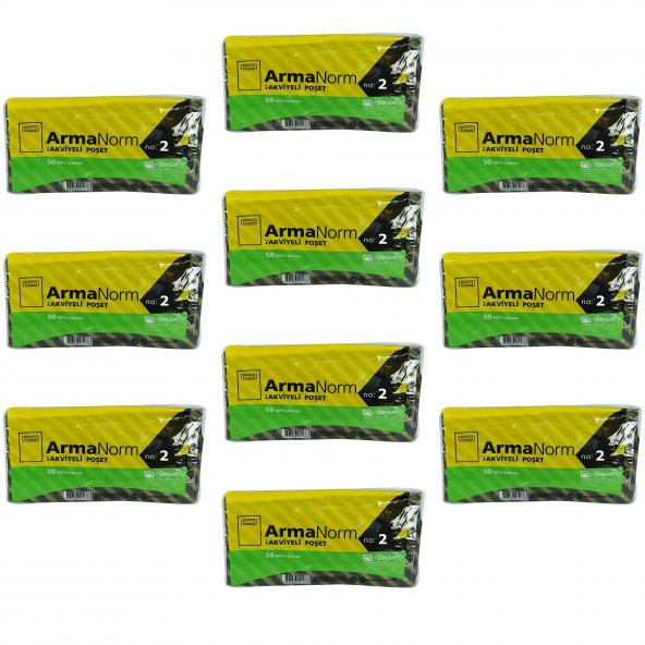 Naksan Takviyeli Kalın Desenli Çizgili Siyah Çanta Poşet Torba - 26x38 Cm. - 50 Adetlik 10 Paket