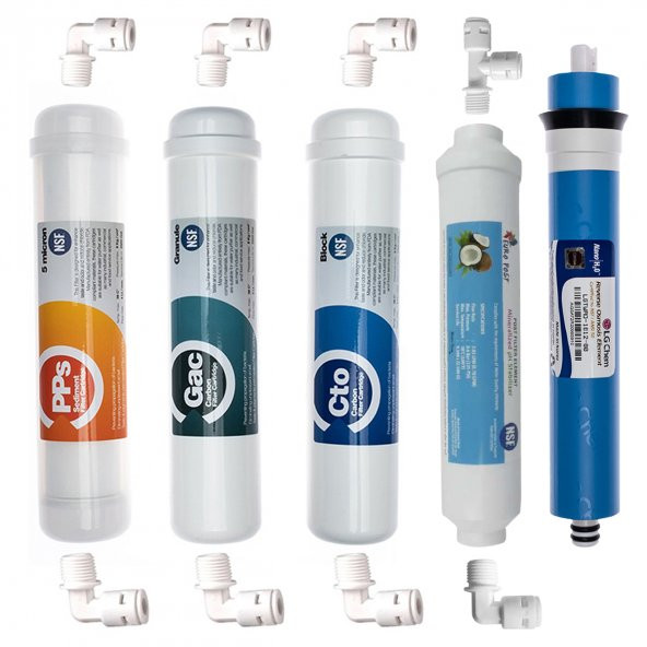 Lotto Filters Ravent Su Arıtma 5li Set Filtre