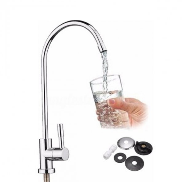 Lotto Filters Lux Faucet Su Arıtma Cihazı Krom Kaplama Lüx Musluk Faucet - Resim 4