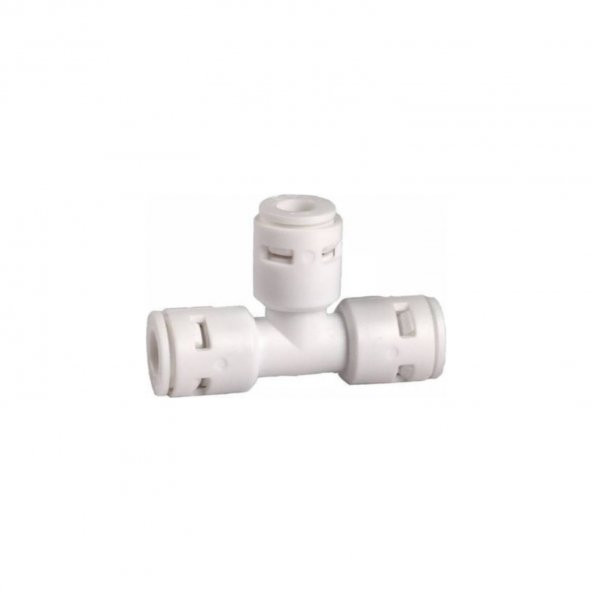 Su Arıtma Cihazı Için Üç Tarafı Quick Geçmeli T Dirsek Fitting