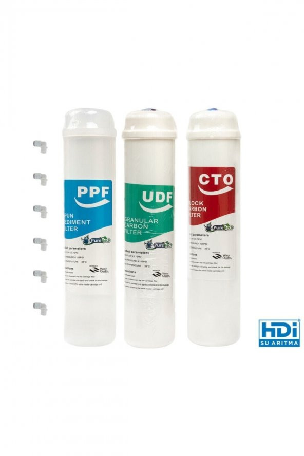 Puretech Yakut-optima Cihazlarına Uygun 3lü Kokonatlı Filtre