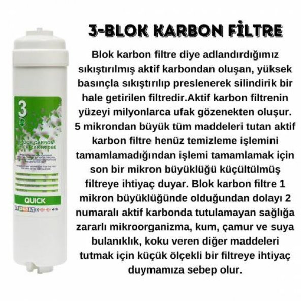 İhlas Aura Cebilon Silver Su Arıtma Cihazı Uyumlu 3lü Filtre Set (6 Adet Dirsek Hediyeli) - 4