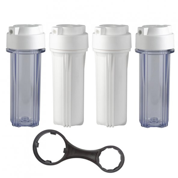 Lotto Filter Su Arıtma Cihazı 10 Inç Filtre Kabı 4 Adet ürün görseli 1