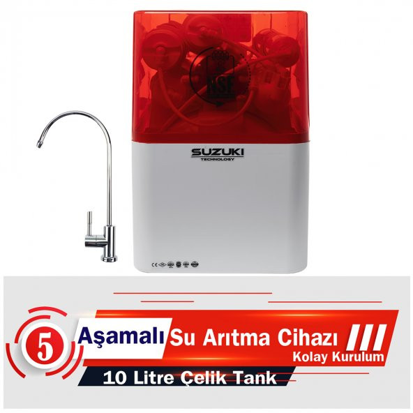SUZUKI Technology 5 Aşamalı Su Arıtma Cihazı-Ekonomik Model