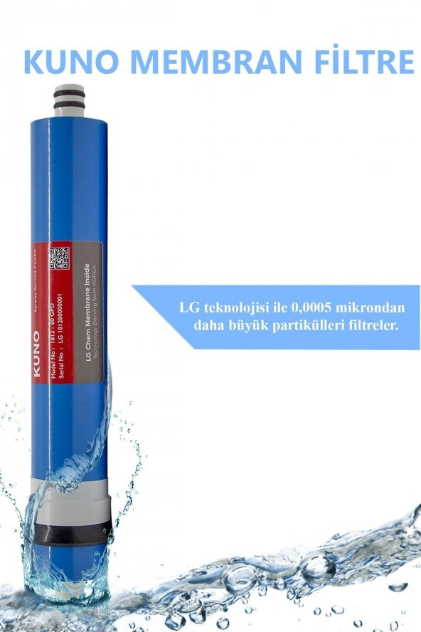 Aura Cebilon Silver Su Arıtma Cihazı Uyumlu 5li Filtre Set