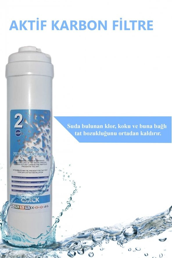 Aura Cebilon Silver Su Arıtma Cihazı Uyumlu 5li Filtre Set - Resim 5