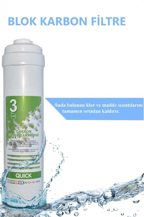 Aura Cebilon Silver Su Arıtma Cihazı Uyumlu 5li Filtre Set - Resim 6