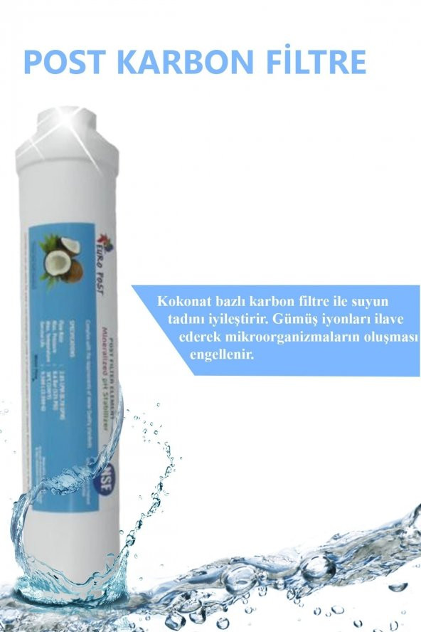 Aura Cebilon Silver Su Arıtma Cihazı Uyumlu 5li Filtre Set - Resim 7