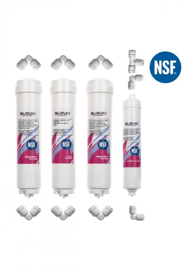 12 Inç Kapalı Kasa Su Arıtma Cihazı Membransız Tam Set (4 Filtre) - Resim 2