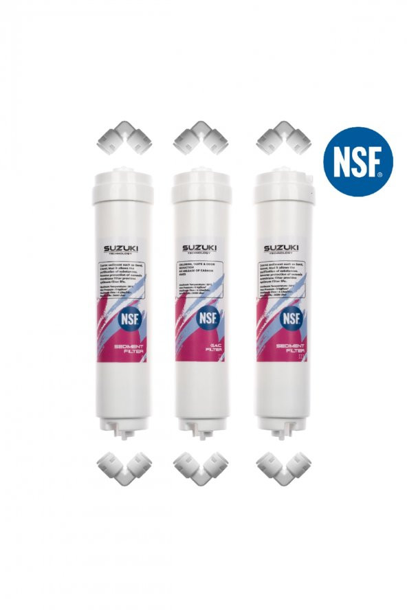 12 Inç Kapalı Kasa Su Arıtma Cihazı Membransız Tam Set (4 Filtre) - Resim 5