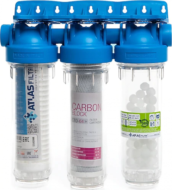 Atlas Daire Girişi Su Arıtma Filtresi 3 Aşamalı - Resim 2