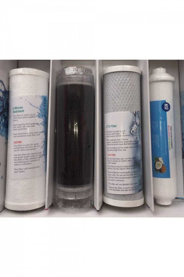 Ihlas Aura Cebilon Compact Su Arıtma Filitresi 4‘lü Filtre Seti Lüx Seri