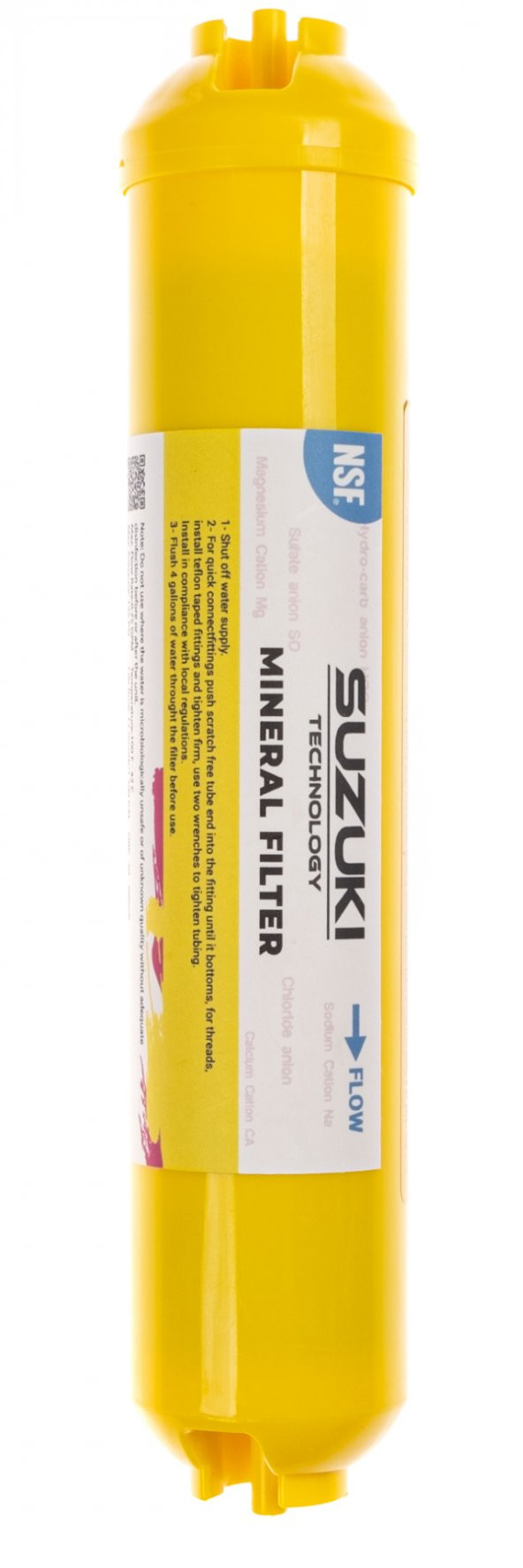 10 Inç Açık Kasa Su Arıtma Cihazı Tam Set (6 Filtre) Mineral Filtre Ilaveli - 6