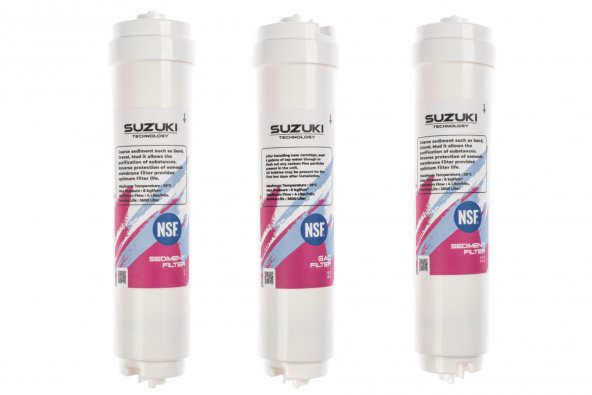 Kapalı Kasa Su Arıtma Cihazı İçin Ön Filtre Takımı (3lü) - Resim 4