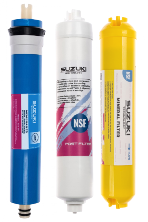 12 İnç Kapalı Kasa Su Arıtma Cihazı Tam Set (6 Filtre) Mineral Filtre İlaveli - Resim 3