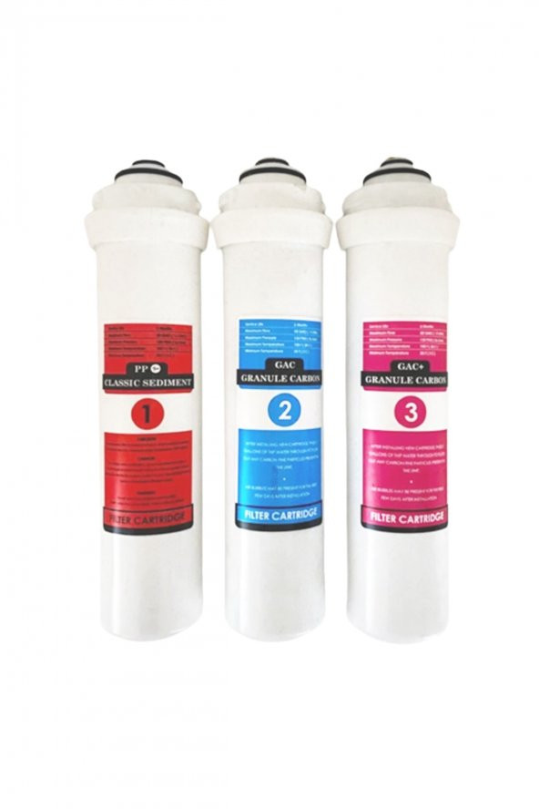 Unıque Su Arıtma Cihazı Uyumlu Yıllık Set (4 Filtre) - Resim 4