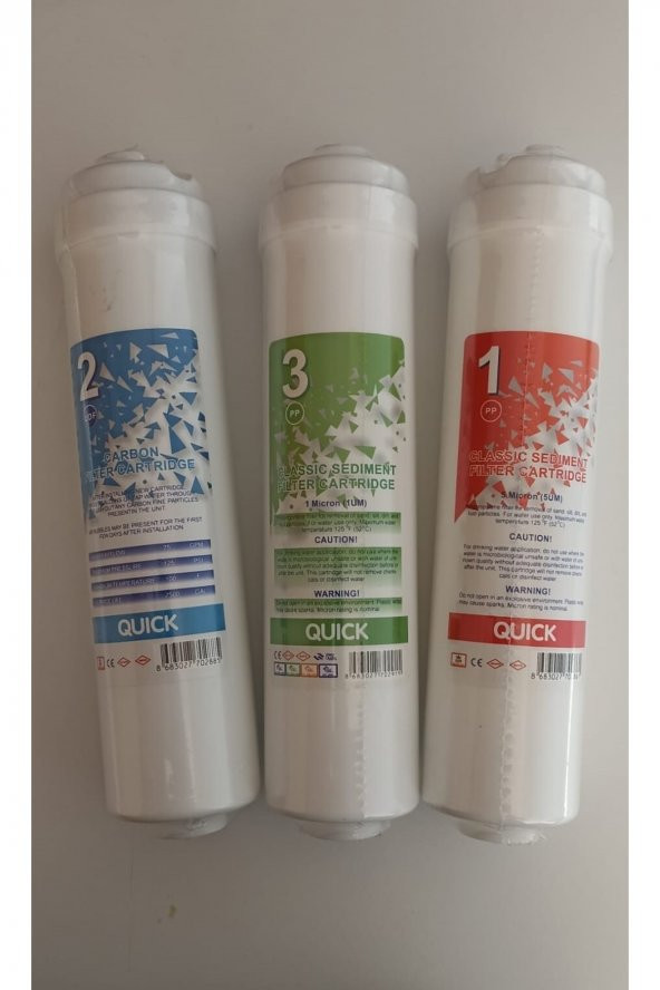 3lü Kapalı kasa Su Arıtma Cıhazı Fıltre Setı - 2