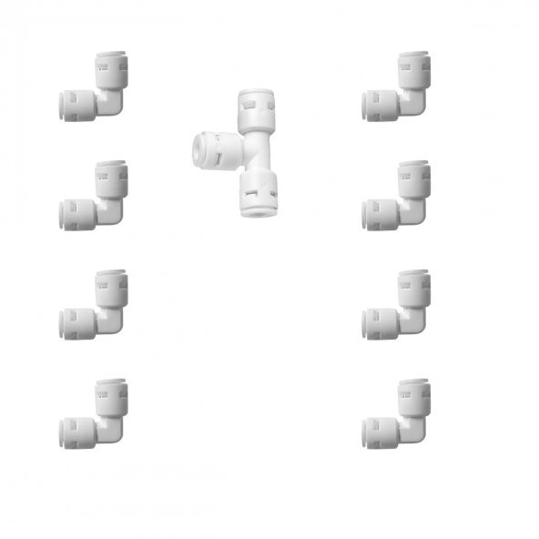 Su Arıtma 8 Adet Filtre Dirsekleri ürün görseli 1