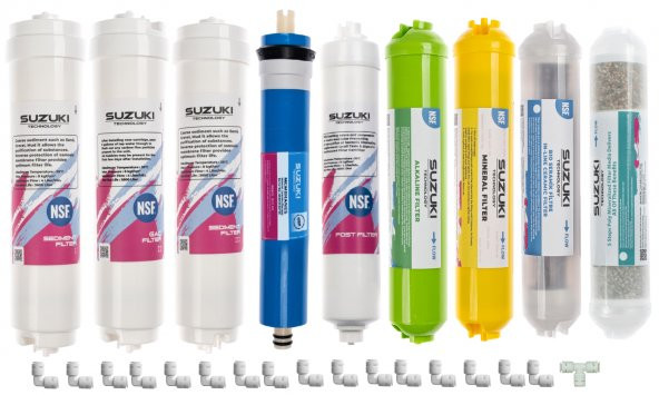 Kapalı Kasa Su Arıtma Cihazı Tam Set -13 Aşamalı Filtre Seti