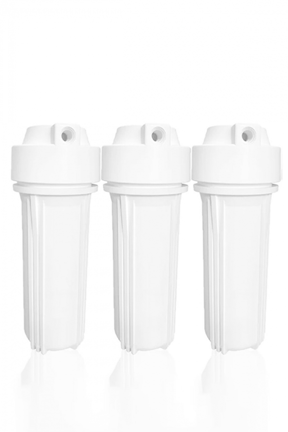 Açık Kasa Su Arıtma Cihazları İçin 3lü Housing Seti ürün görseli 1