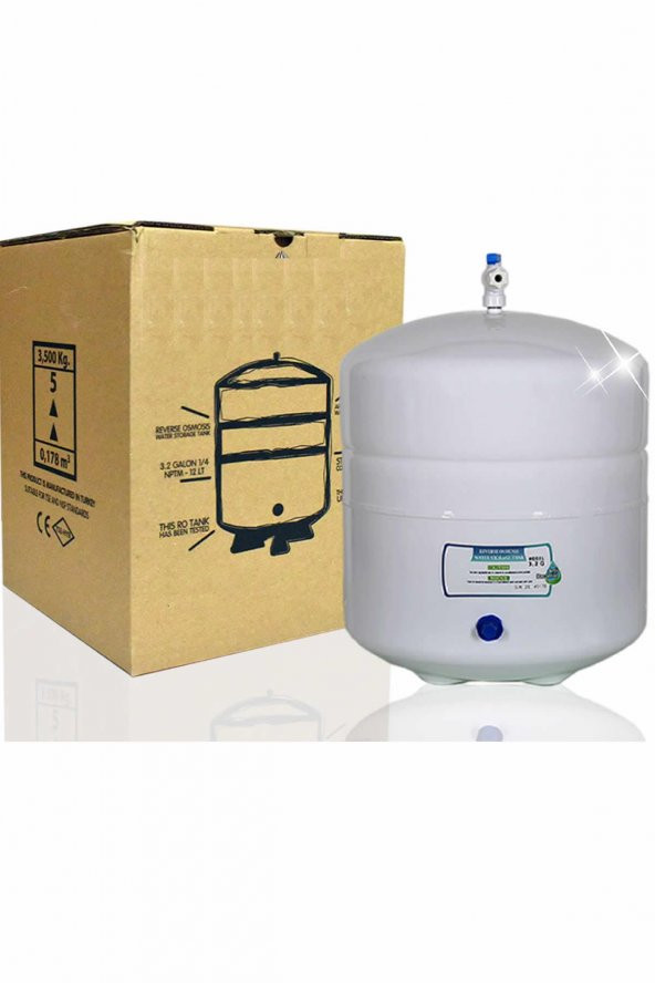 Su Arıtma Cihazı Metal Genleşme Su Tankı Su Arıtma Deposu 12 Litre