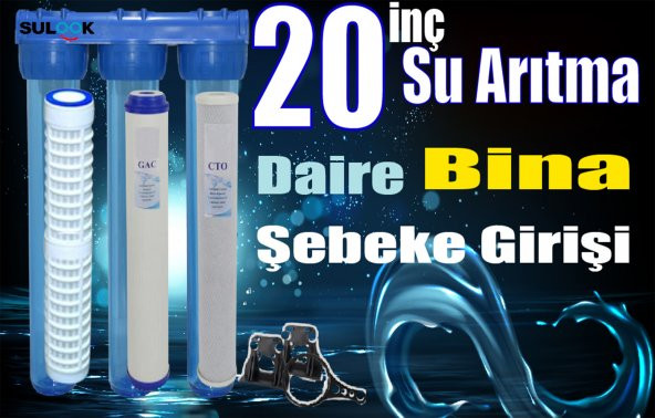 Apartman Girişi Su Yumuşatma Cihazı 20 inç - 5