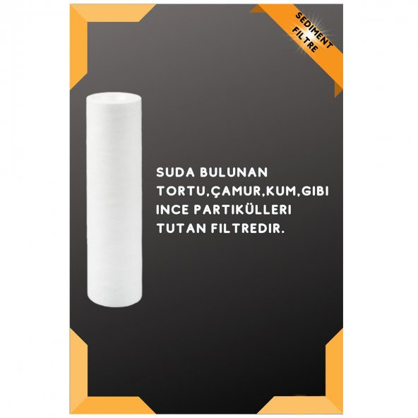 Açık Kasa Su Arıtma Cihazı Filtresi Ekonomik Paket 10 Takım - 6