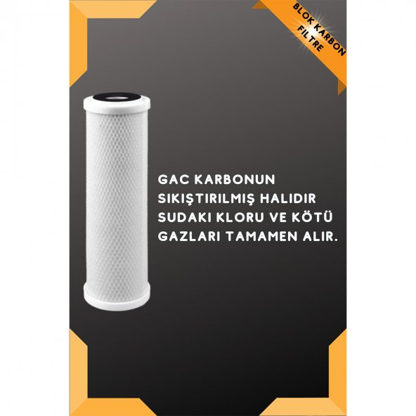 Açık Kasa Su Arıtma Cihazı Filtresi Ekonomik Paket 10 Takım - 8