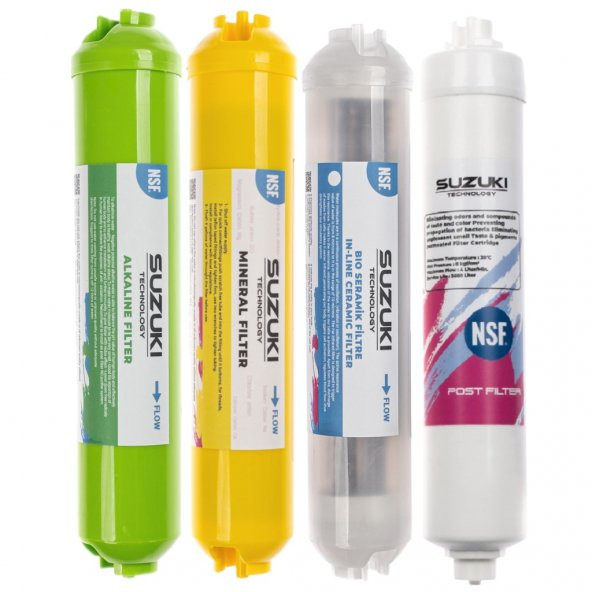 10 Inç Açık Kasa Su Arıtma Cihazı Tam Set (8 Filtre) Mineral, Det (553360488) - 2