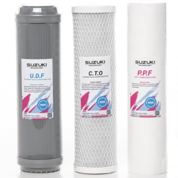 10 Inç Açık Kasa Su Arıtma Cihazı Tam Set (8 Filtre) Mineral, Det (553360488) - 4