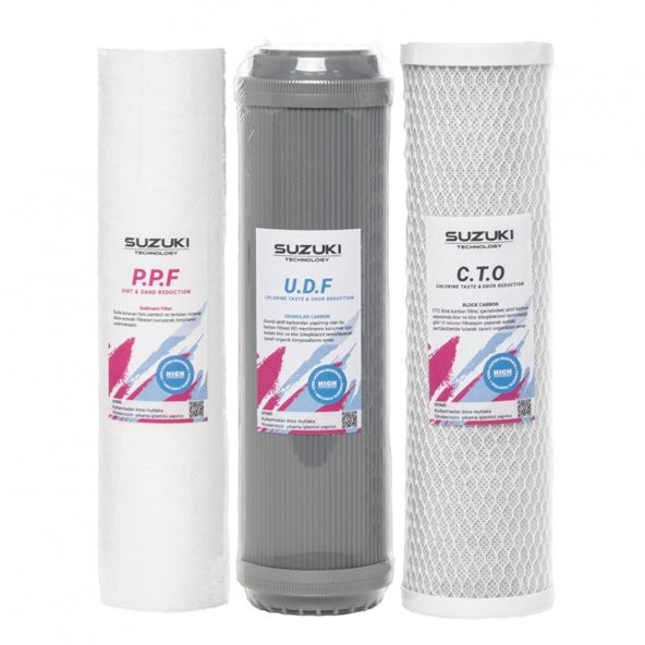 10 Inç Açık Kasa Su Arıtma Cihazı Tam Set (8 Filtre) Mineral, Det (553360488) - 7